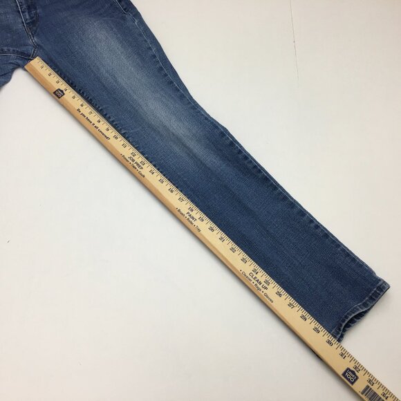 Levi's 525 Perfect Waist Jeans Straight Leg Stretch size 6 length 30" - Picture 7 of 10